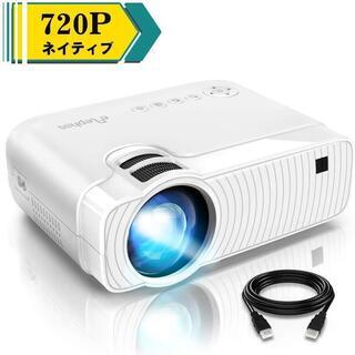 新品未開封未使用 LED 小型プロジェクター 4600lm 10...