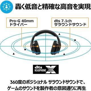 ★Logicool G ゲーミングヘッドセット ワイヤレス 無線 G533 ブラック Dolby 7.1ch ノイズキャンセリング マイク 付き PC 軽量 国内正規品★の画像