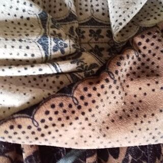 ベロアカシュクールワンピースの画像