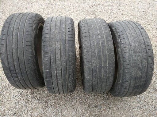 7J-17 off+48 pcd100/5H ハブ径56ミリ・215/45R17！4本！ダンロップルマンサイレントコア！プリウス・スバ