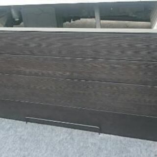 シモンズセミダブルベッド 跳ね上げ収納 マットレス大塚家具の画像