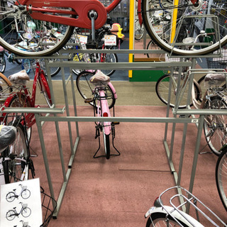 自転車用　什器　上段２台用、３台用
