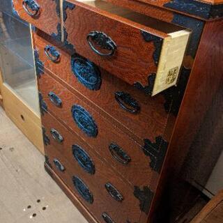 売約済み　民芸　日本　ビンテージ　タンス　箪笥　昭和　大正　レトロ　japanese vintage chest　福島民芸の画像