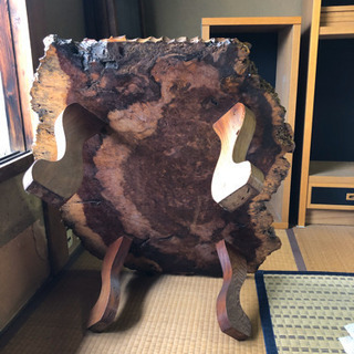 花梨の机の画像