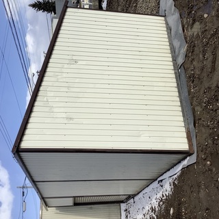 5.4m 2.6m 2.0m片流れの車庫