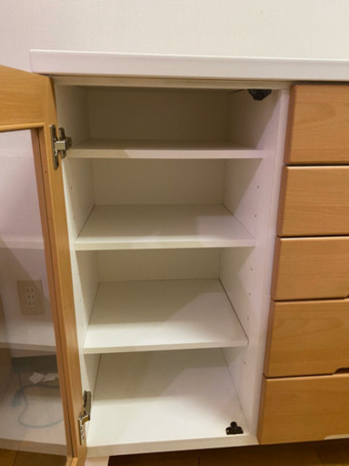 キッチンカウンター食器棚　美品です！