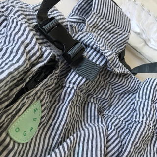 ウィーゴツインベビーキャリア シアサッカーグレイ