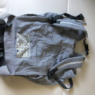 ウィーゴツインベビーキャリア シアサッカーグレイ