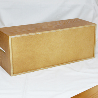 木製ケーブルボックス OAタップ収納 テーブルタップボックスの画像