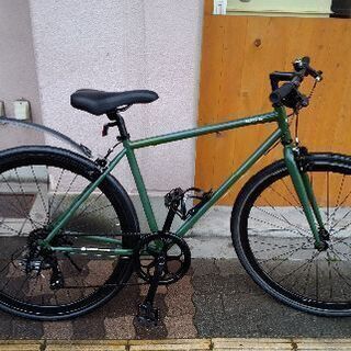 Walby back packer700cクロスバイク 7speed/マットカーキ