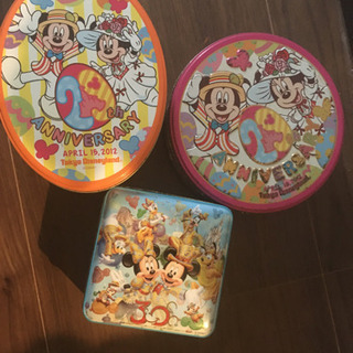 ディズニーのから缶3個