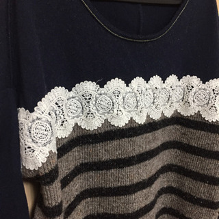 長袖 切り替えカットソーの画像