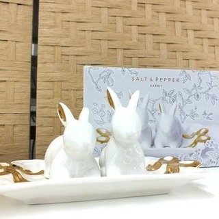 フランフラン【カワイイ…】ソルト＆ペッパー ラビット ウサギ F...