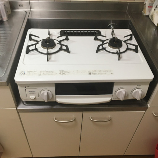 リンナイ ガスコンロ ガステーブル　ホワロ　ホワイト