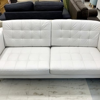 新生活応援セール　50％OFF　中古 3Pソファ　ホワイト