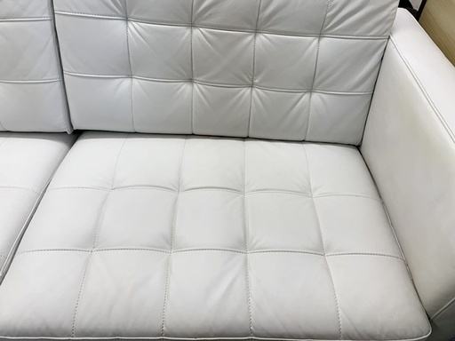 新生活応援セール　50％OFF　中古 3Pソファ　ホワイト