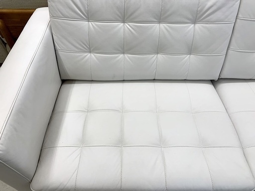 新生活応援セール　50％OFF　中古 3Pソファ　ホワイト