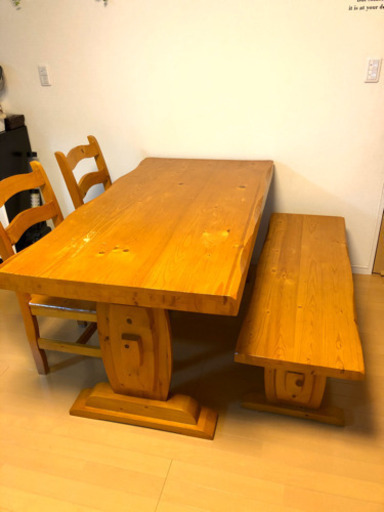 ダイニングテーブル4点セット