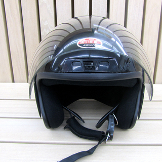 Marushin マルシン ジットタイプ ヘルメット ブラック VR-310 フリーサイズ 中古 ☆ PayPay(ペイペイ)決済可能 ☆ 札幌市 北区 屯田の画像