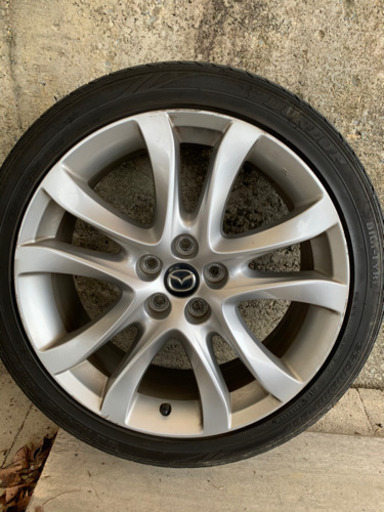 マツダ純正19インチホイール　4本　225/45タイヤ付き