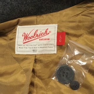 Woolrich Men’s Peacoat (L size) ウールリッチ メンズ ピーコート（Lサイズ）の画像