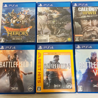 【PS4ゲームソフト6本】3/25まで