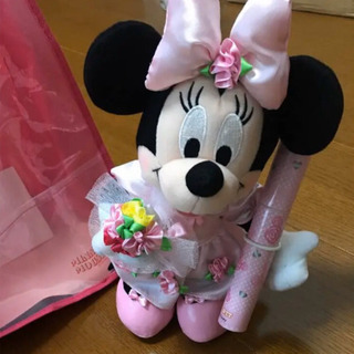 【美品】ミニーちゃん☆ウェルカムドール★ウェディングドール☆バッグ付き