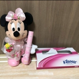 【美品】ミニーちゃん☆ウェルカムドール★ウェディングドール☆バッグ付きの画像