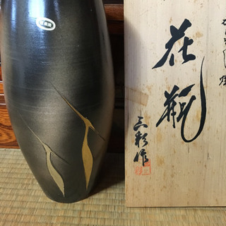 【未使用・信楽焼】花瓶