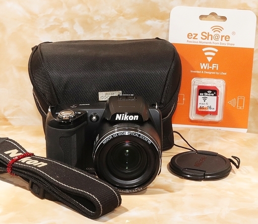 ★極上美品＆スマホ転送＆超望遠420mm＆★ニコン クールピクス L110