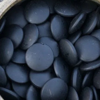 古い　囲碁盤　碁石セットの画像