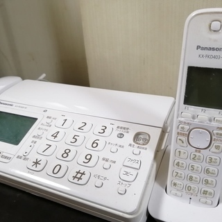 Panasonic FAX付電話　お譲り致します　3/20引取り希望 の画像