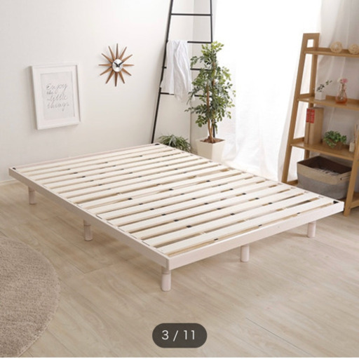 すのこベッド　ダブル