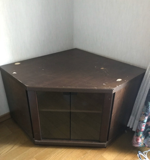 値下げしました！コーナー用テレビラック