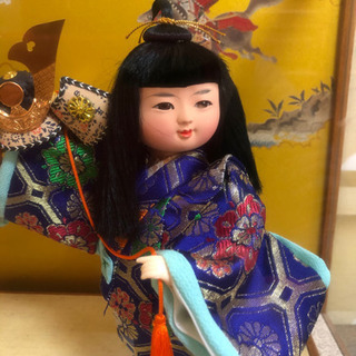 翠月作　わらべ　五月人形の画像