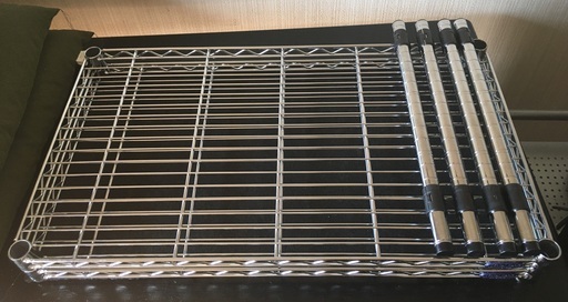【アイリスオーヤマ】メタルラック 46×80cm(25ｍｍポール)