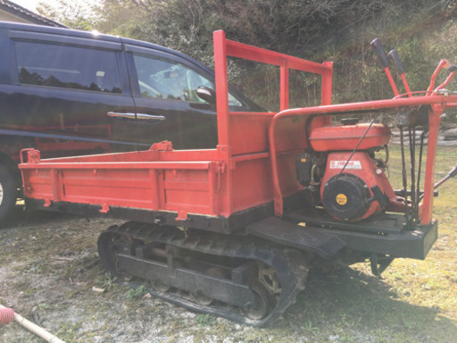 実働　クローラー運搬車　三菱動力