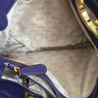【美品】MICHAEL KORS レザーハンドバッグの画像