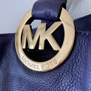 【美品】MICHAEL KORS レザーハンドバッグの画像