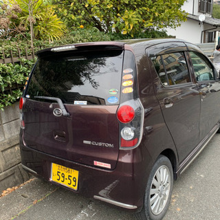 ミラ　カスタム　車検付きの画像