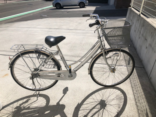 Panasonic 26インチ 自転車 ルートステン 内装3段 シルバー