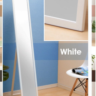 スタンドミラー 木製 姿見 全身鏡