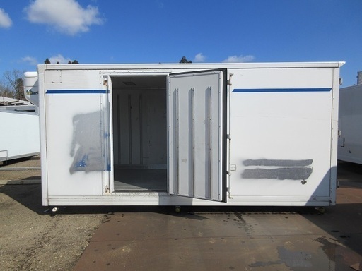 ♪いtBA36♪物置♪コンテナ♪鍵付♪側ドア付♪丈夫♪アルミ冷蔵箱♪