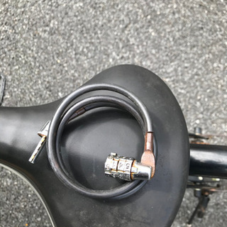 (後ろタイヤパンク)26インチ自転車の画像