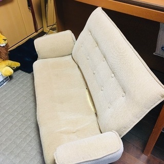 「決まりました」ミニキッズソファーなどに子供さん２人がけぐらいの画像