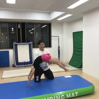 「春休みバク転教室」　StudioAirTrip浦安の画像