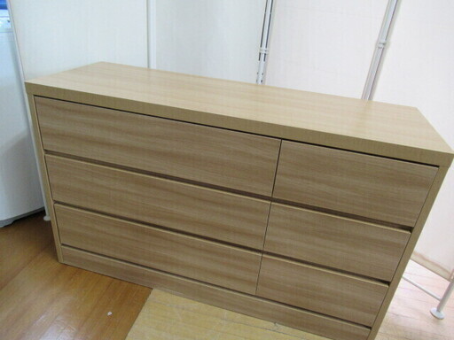 J1000/ローチェスト/タンス/箪笥/収納家具/マロン/120-3/ナチュラル/中古品/