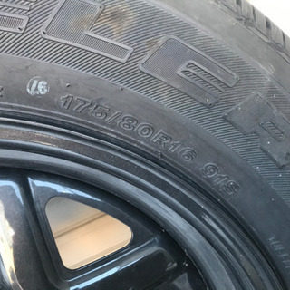 ジムニー　タイヤ　スペアにの画像