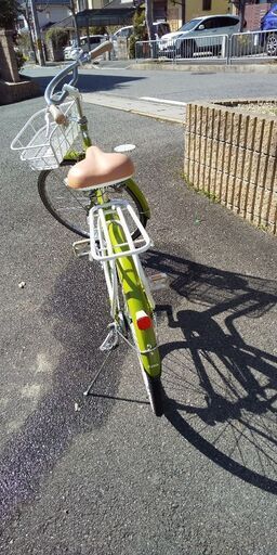 北欧スタイル ２６インチ自転車 オリーブグリーンあさひ