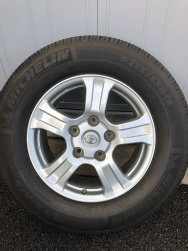 タンドラ純正アルミホイール&タイヤ4本　ランドクルーザー